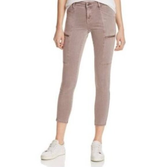 pistola Denim - PISTOLA | Beige Zipper Detail Cargo Skinny Jeans - Women's Size 28